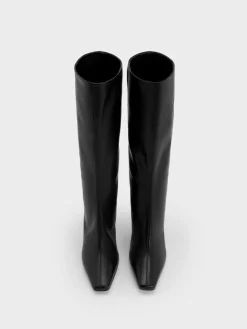 Georgina Leather Knee-High Boots