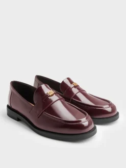 Georgina Leather Penny Loafers