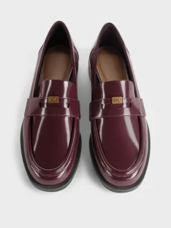 Georgina Leather Penny Loafers
