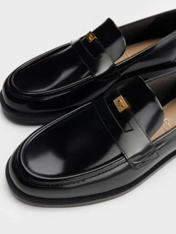 Georgina Leather Penny Loafers