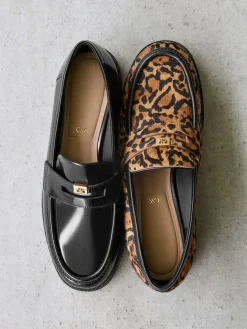 Georgina Leather Penny Loafers