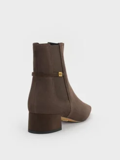 Georgina Suede Tapered Ankle Boots