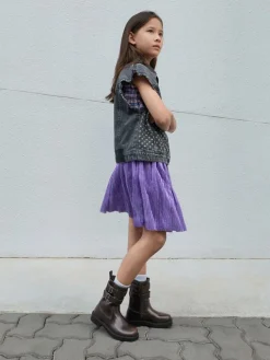 Girls' Double Buckle-Strap Ankle Boots