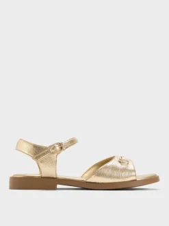Girls' Erinna Metallic-Accent Sandals
