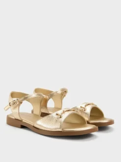 Girls' Erinna Metallic-Accent Sandals