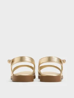 Girls' Erinna Metallic-Accent Sandals
