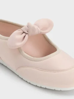 Girls' Faux Suede Mary Jane Flats