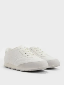 Girls' Faux Suede Sneakers