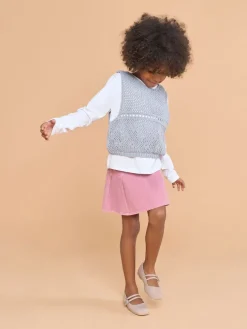 Girls' Gem-Embellished Patent Mary Janes