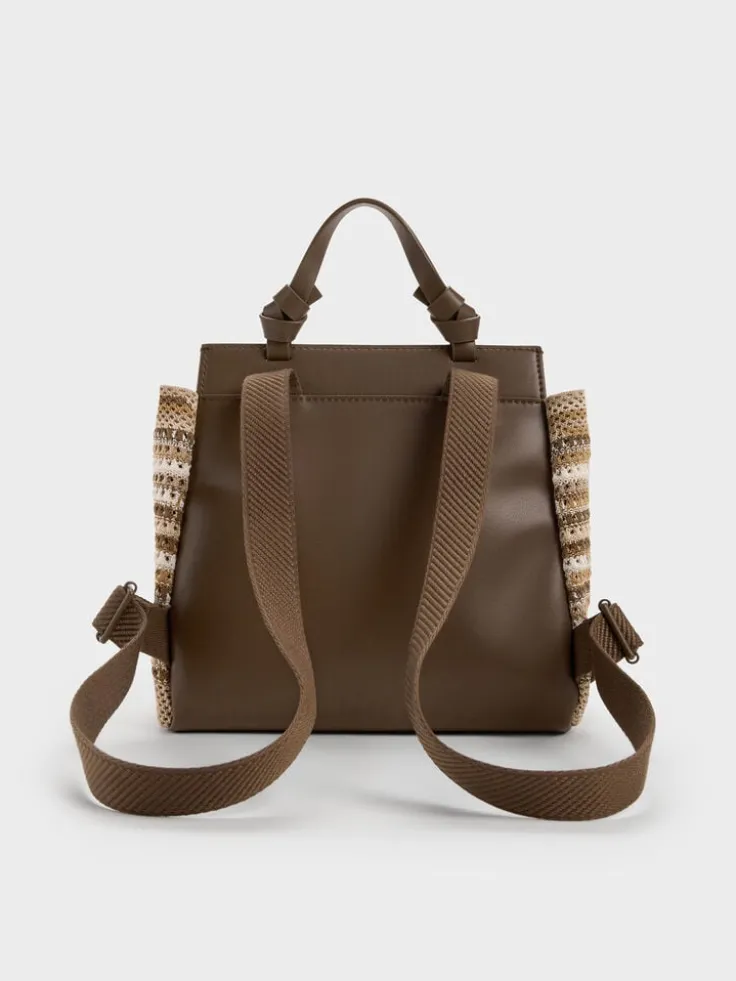 Girls' Ida Multi-Stripe Knitted Backpack