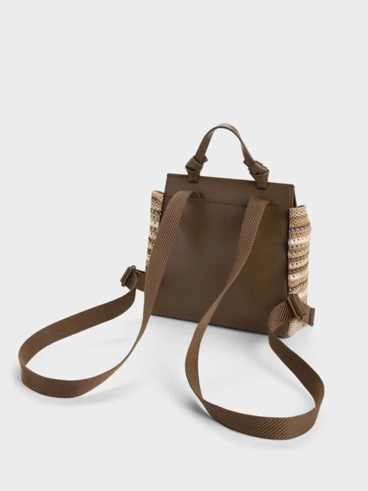 Girls' Ida Multi-Stripe Knitted Backpack