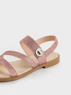 Girls' Yara Glittered Strappy Sandals