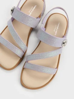 Girls' Yara Glittered Strappy Sandals