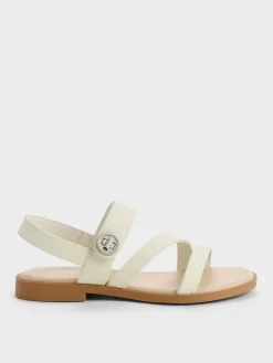 Girls' Yara Glittered Strappy Sandals