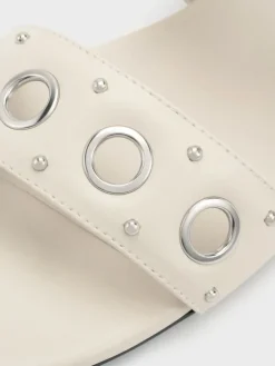 Grommet Buckled Slides