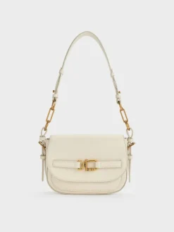 Gwynne Metallic-Accent Crossbody Bag