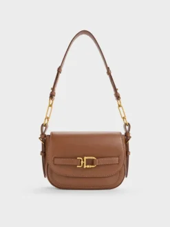 Gwynne Metallic-Accent Crossbody Bag