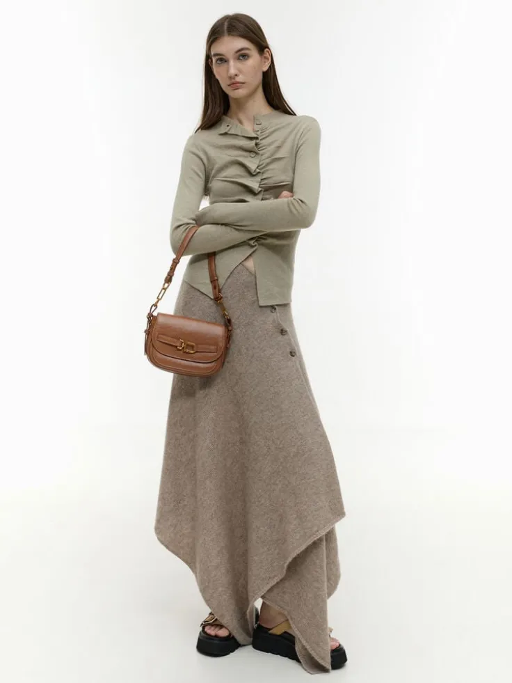 Gwynne Metallic-Accent Crossbody Bag