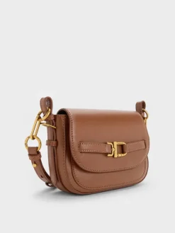 Gwynne Metallic-Accent Crossbody Bag