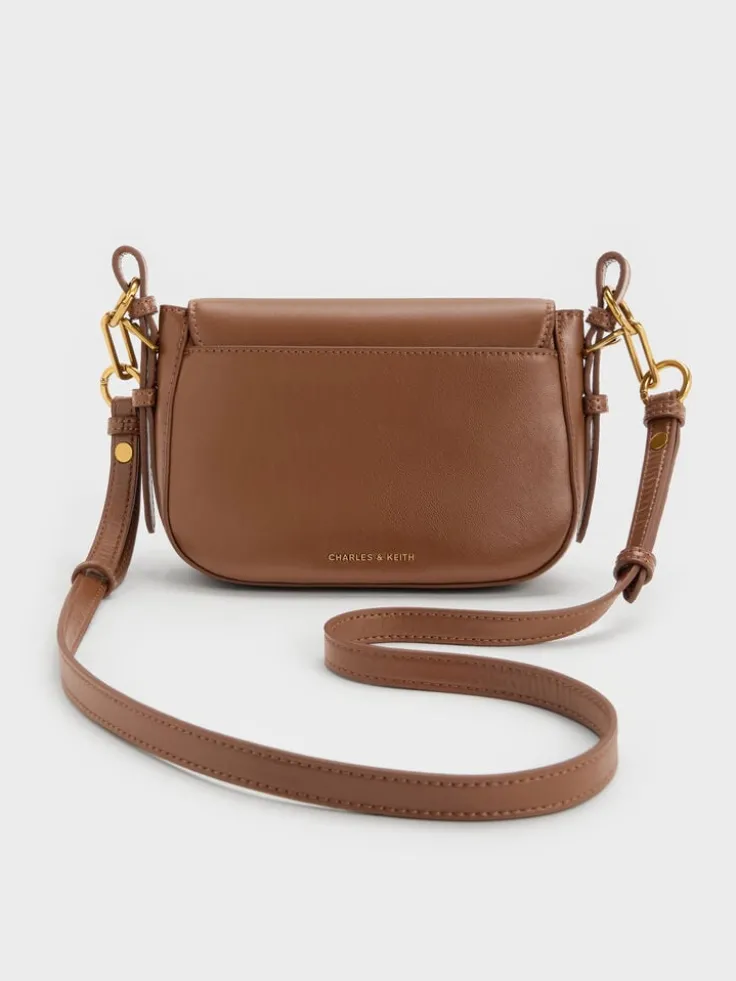 Gwynne Metallic-Accent Crossbody Bag
