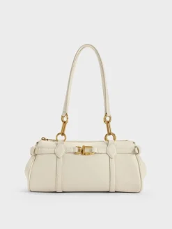Gwynne Metallic-Accent Elongated Shoulder Bag
