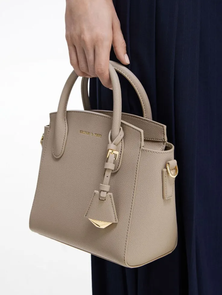 Harper Structured Top Handle Bag
