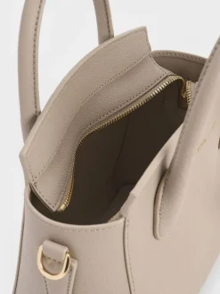 Harper Structured Top Handle Bag