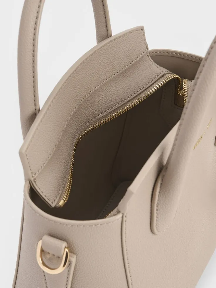 Harper Structured Top Handle Bag
