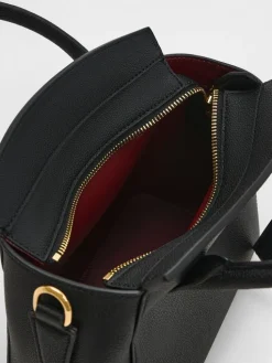 Harper Structured Top Handle Bag