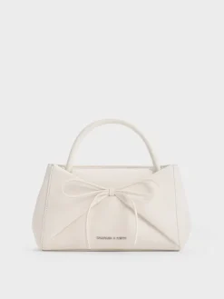 Hazel Bow Panelled Top Handle Bag