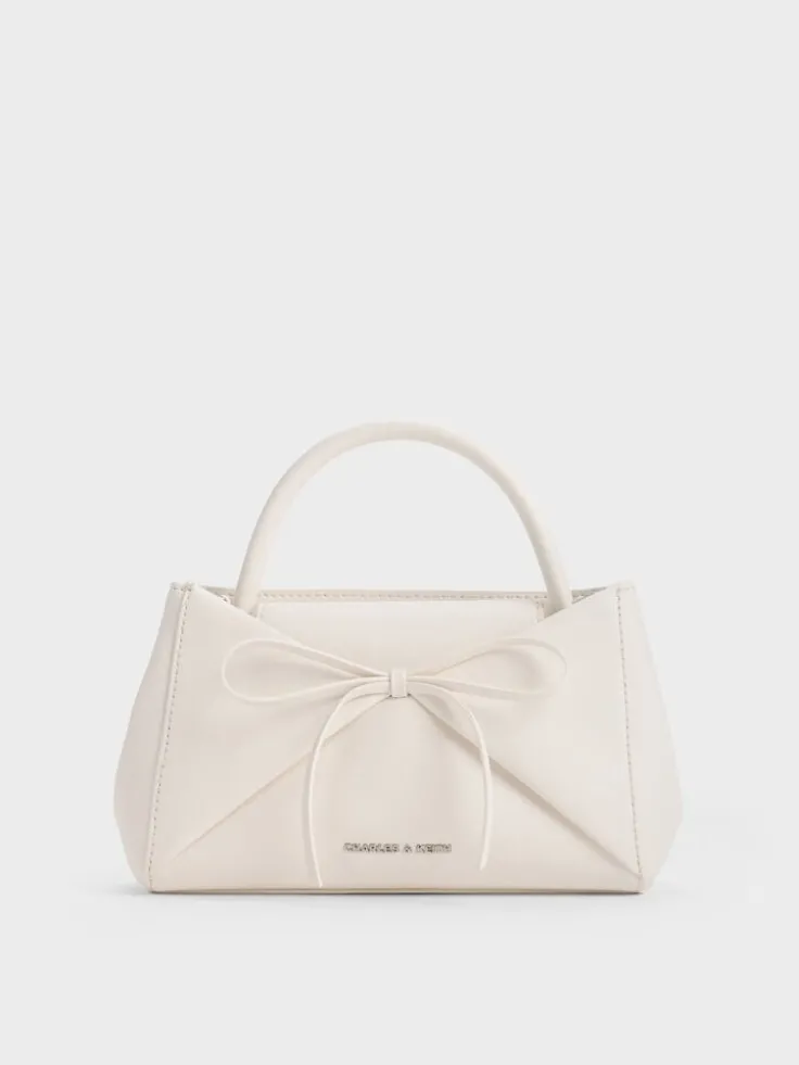 Hazel Bow Panelled Top Handle Bag
