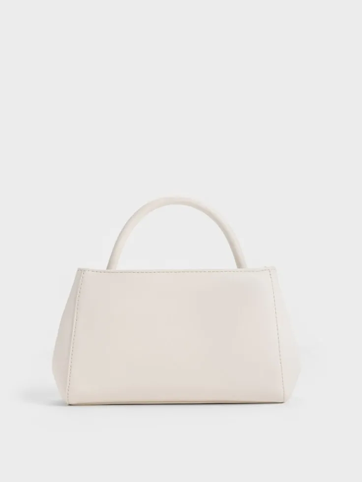 Hazel Bow Panelled Top Handle Bag