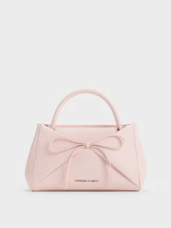 Hazel Bow Panelled Top Handle Bag