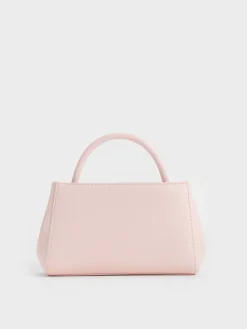Hazel Bow Panelled Top Handle Bag
