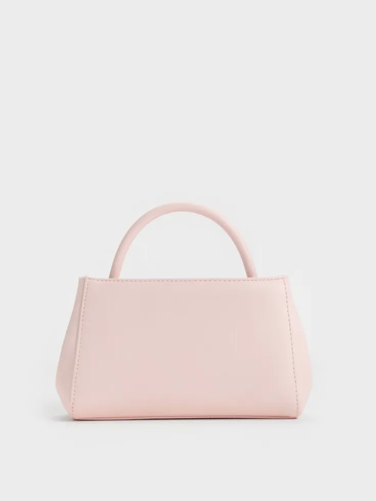 Hazel Bow Panelled Top Handle Bag