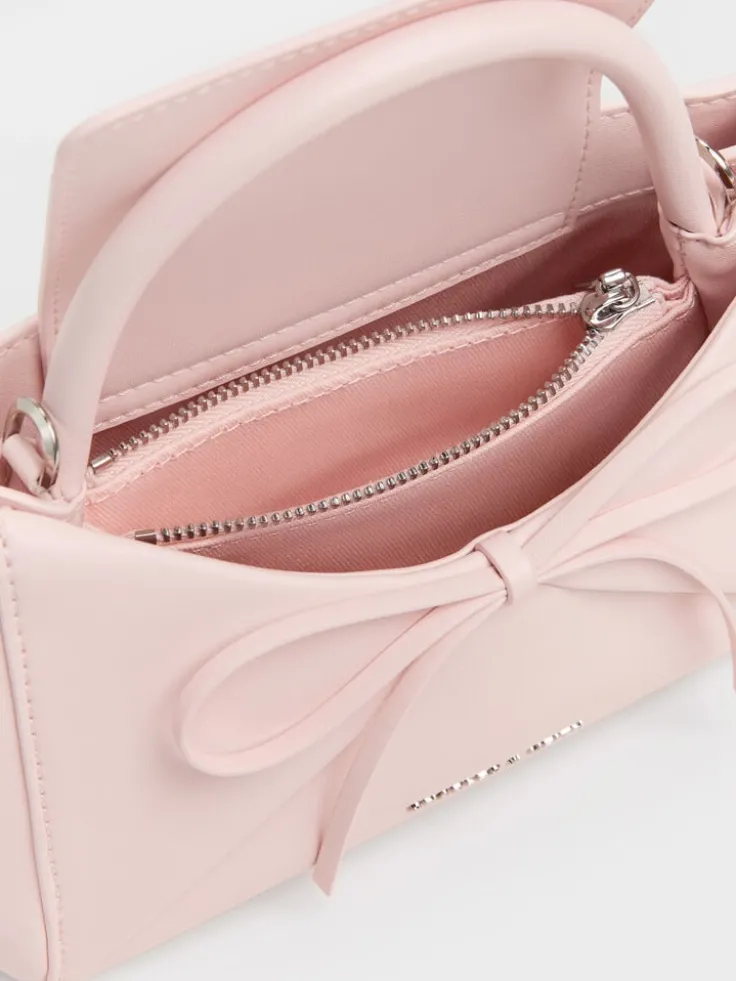 Hazel Bow Panelled Top Handle Bag