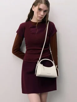 Hazel Bow Top Handle Bag