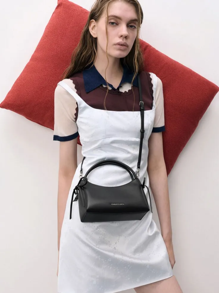Hazel Bow Top Handle Bag