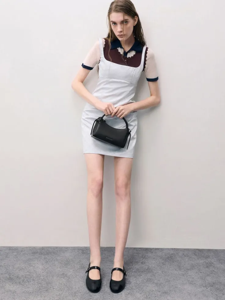 Hazel Bow Top Handle Bag