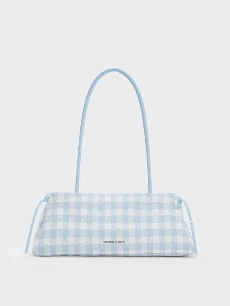 Hazel Gingham Bow Shoulder Bag
