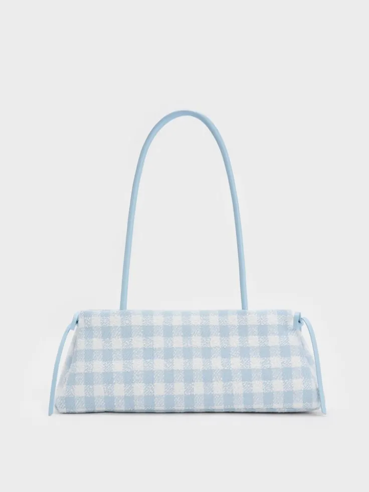 Hazel Gingham Bow Shoulder Bag