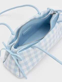 Hazel Gingham Bow Shoulder Bag