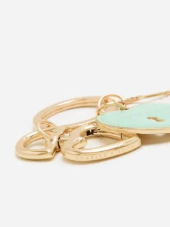 Heart Lock Keychain