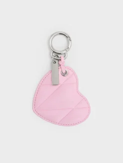 Heart Quilted Mirror Charm
