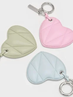 Heart Quilted Mirror Charm