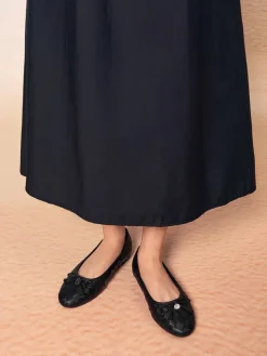 Ivette Woven Bow Ballet Flats
