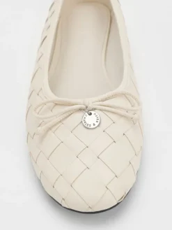 Ivette Woven Bow Ballet Flats
