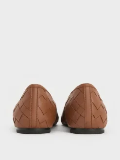 Ivette Woven Bow Ballet Flats