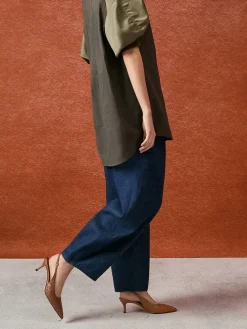 Ivette Woven Pointed Slingback Pumps