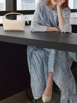 Ivette Woven Pointed Slingback Pumps